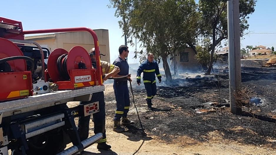 Пожар в Гермассойе - Вестник Кипра