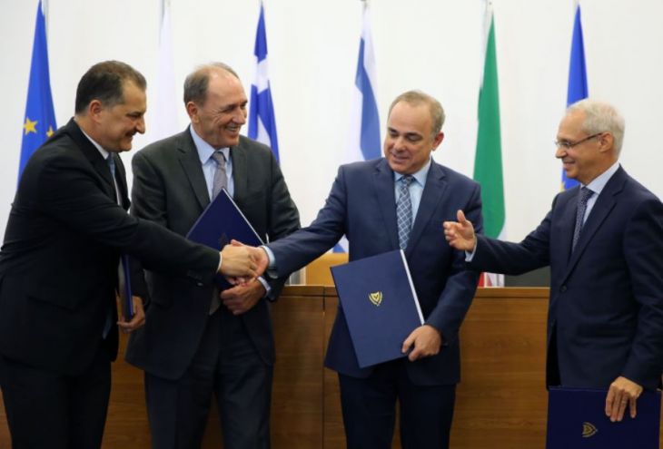 Кипр, Греция, Израиль и Италия решили построить самый длинный подводный газопровод в мире