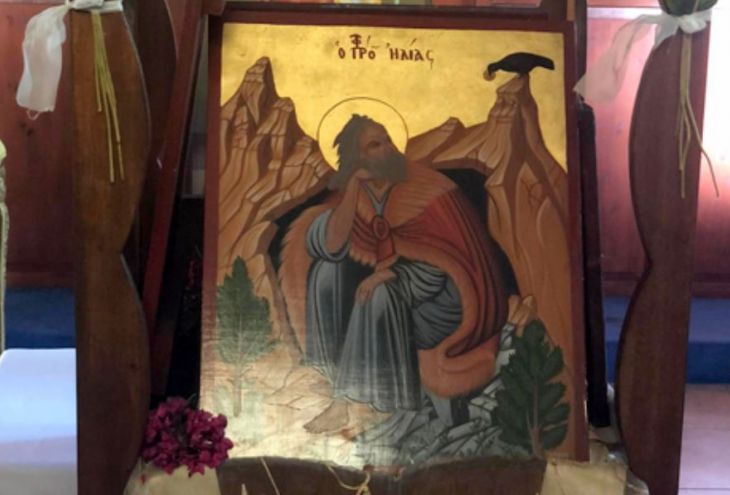 Перед Рождеством из часовни пророка Илии в Тремитусе украли четыре иконы