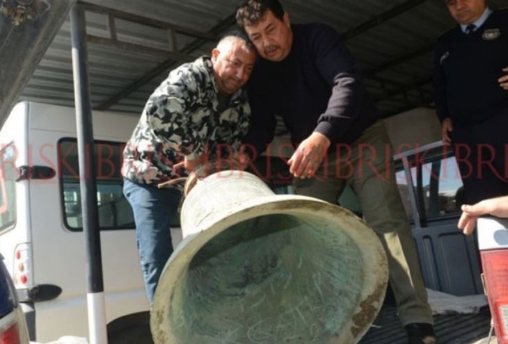 Похищенный на севере Кипра колокол весом 300 кг найден в овчарне 