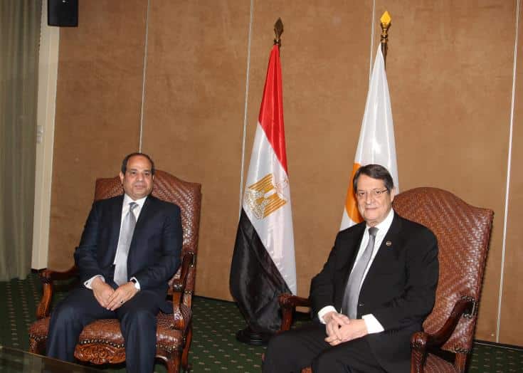 Президент Анастасиадис: Египет, Греция и Кипр разработали модель конструктивного регионального сотрудничества