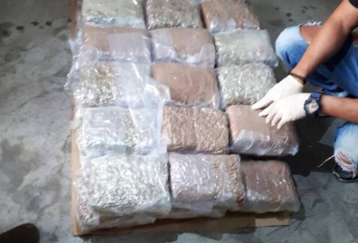 В Ипсонас найден контейнер со 100 кг марихуаны 