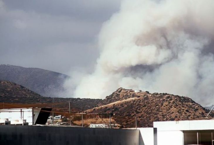 Близ деревни Акрунта вспыхнул пожар 