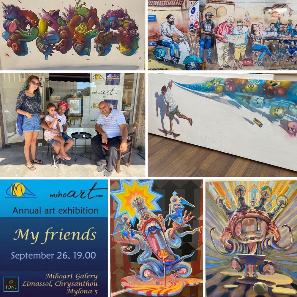 «Мои друзья» в галерее MihoArt - Вестник Кипра