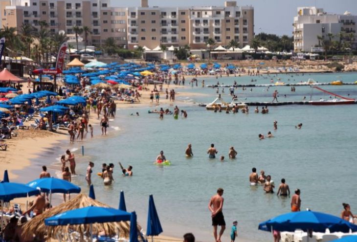 Туристов на Кипре в январе-апреле было на 19,5% больше, чем годом ранее