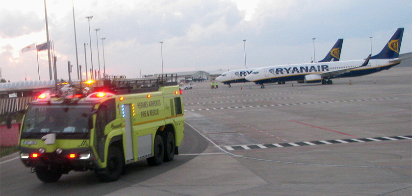 В аэропорту Пафоса завершились спасательные учения | CypLIVE