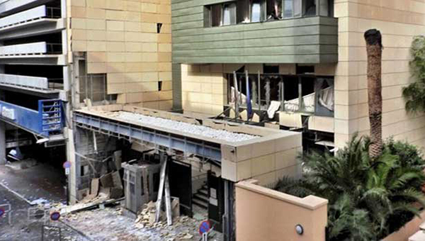 Посольство Кипра серьезно пострадало в результате взрыва в Афинах в начале недели