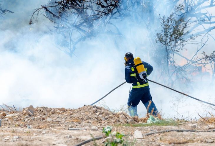 На Кипре продолжается борьба с «худшим пожаром» 2023 года 