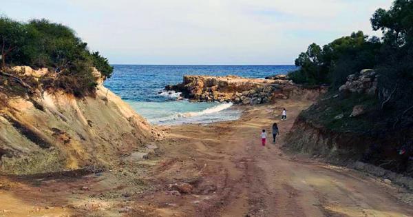 Дикий пляж на Кипре «одомашнили» бульдозерами (фото)