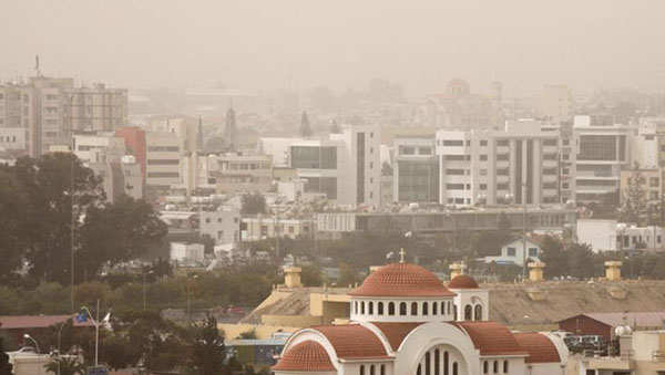 В воздухе на Кипре высокий уровень пыли | CypLIVE