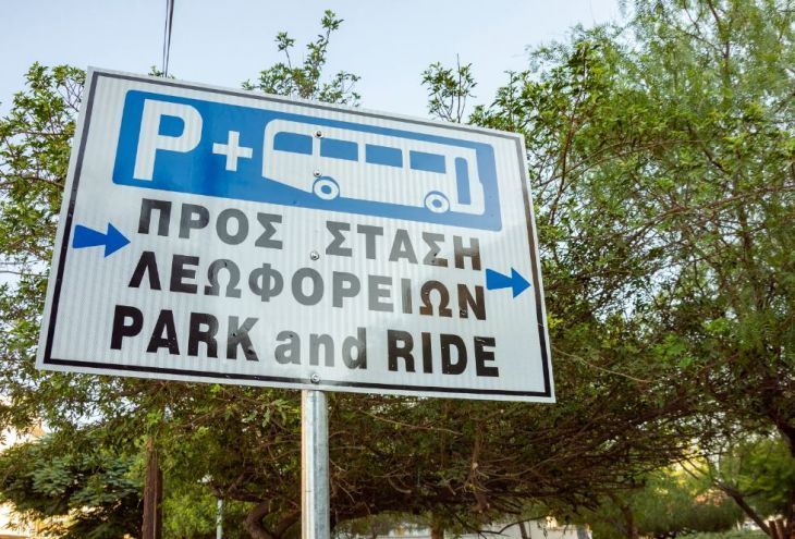 В час пик автобусы системы Park &amp; Ride в Никосии заполнены на 100%