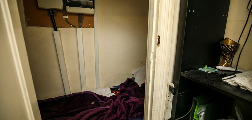 Недорогое жильё в Лондоне – койко-место в шкафу за £200 | CypLIVE
