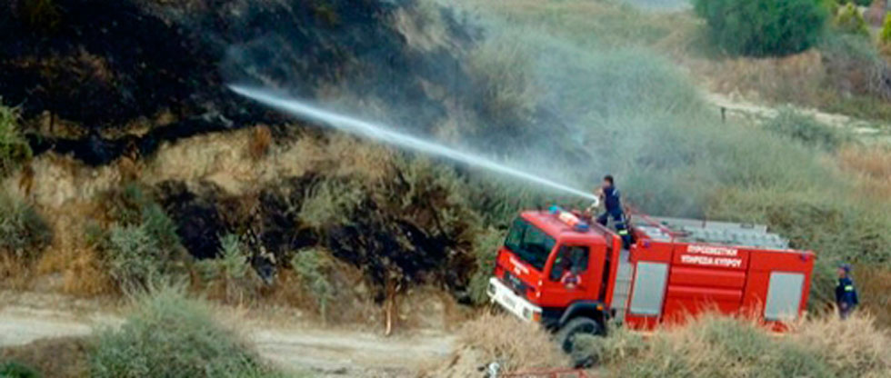Лесные пожары на Кипре продолжаются