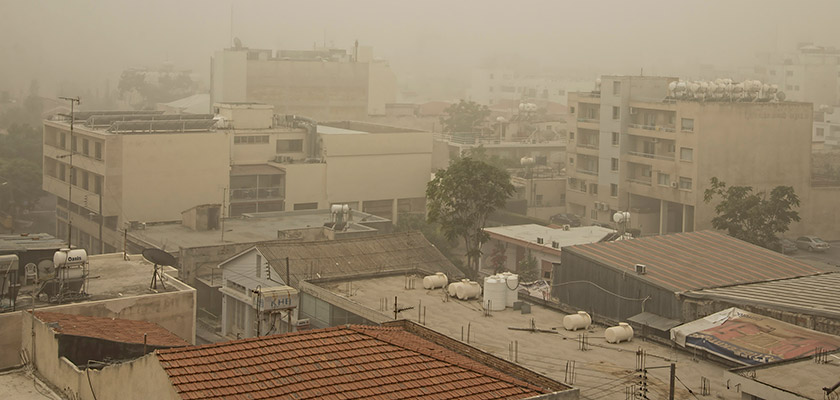 Пыль снова застелила Кипр | CypLIVE
