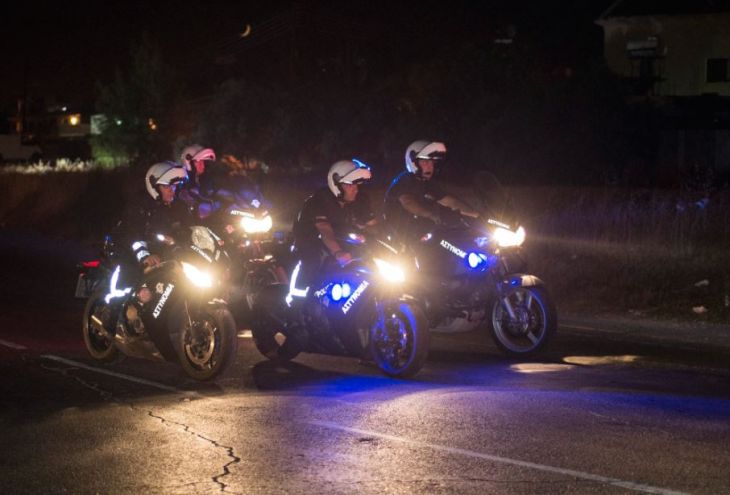 Полиция Кипра конфисковала 12 мотоциклов и шесть автомобилей