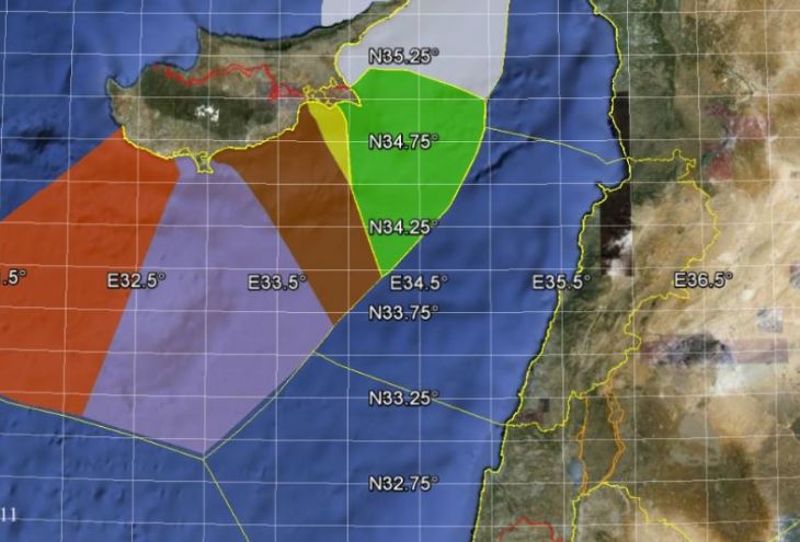 Республика Кипр хочет определить свои морские границы к северу от острова 