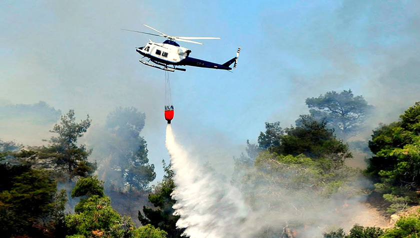 Кипр арендовал два пожарных вертолета | CypLIVE