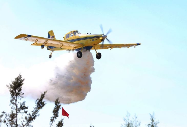 Республика Кипр направила два самолета для тушения большого пожара на севере острова 