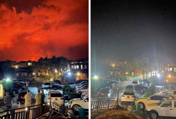 Огромный пожар на севере Кипра потушен ночным ливнем