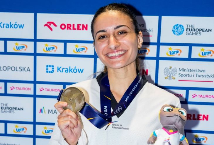 Кириаки Куттуки завоевала бронзу в тхэквондо на Европейских играх 