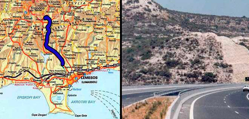 Горы и южное побережье Кипра свяжет новая дорога | CypLIVE