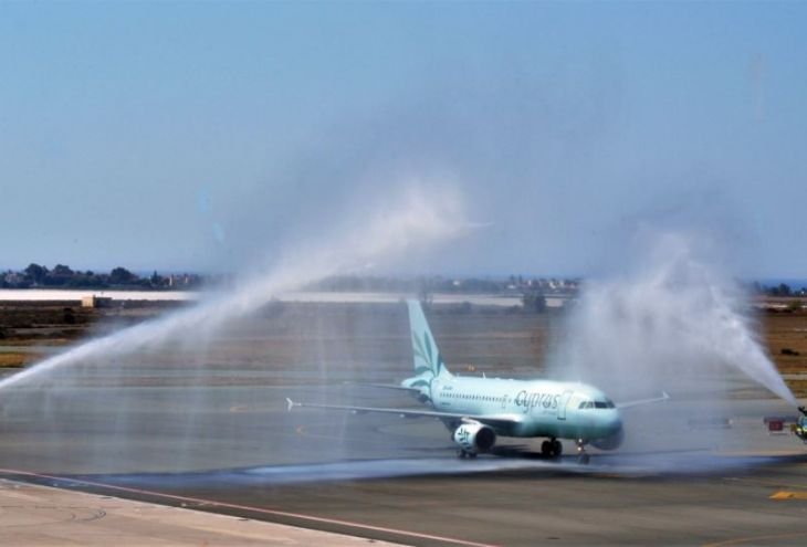 Cyprus Airways: первый рейс из Петербурга (фото и видео)
