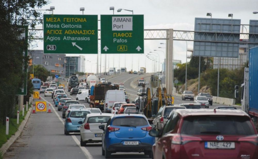 40-минутные пробки на дорогах Лимассола - Вестник Кипра