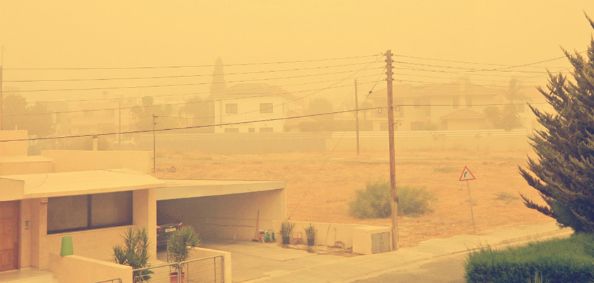 В воздухе Кипра по-прежнему высокая концентрация пыли | CypLIVE