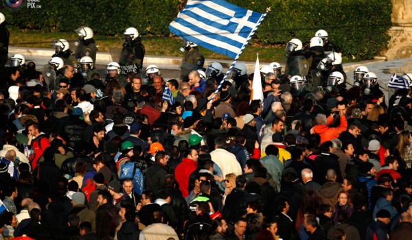 Демонстрации протеста в Греции