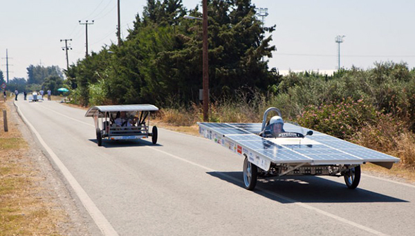 Гонки «солнечных» автомобилей в столице Кипра