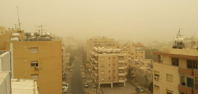 Кипр вновь занесло пылью | CypLIVE