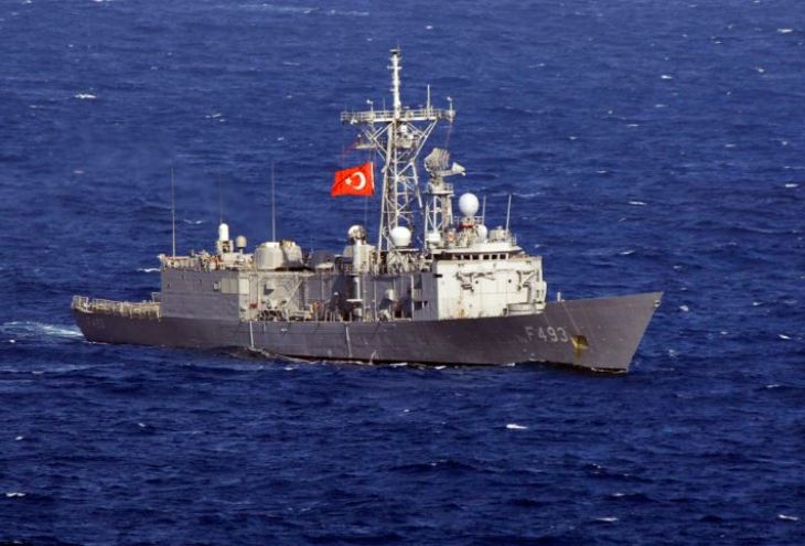 У мыса Греко был замечен турецкий военный корабль класса Attack