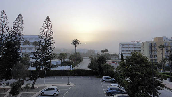 Концентрация пыли в воздухе Кипра уменьшается | CypLIVE