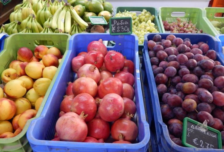 Жители Кипра не выполняют норму ВОЗ по употреблению фруктов и овощей