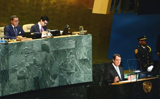Анастасиадис на 72-й сессии Генассамблеи ООН - Вестник Кипра