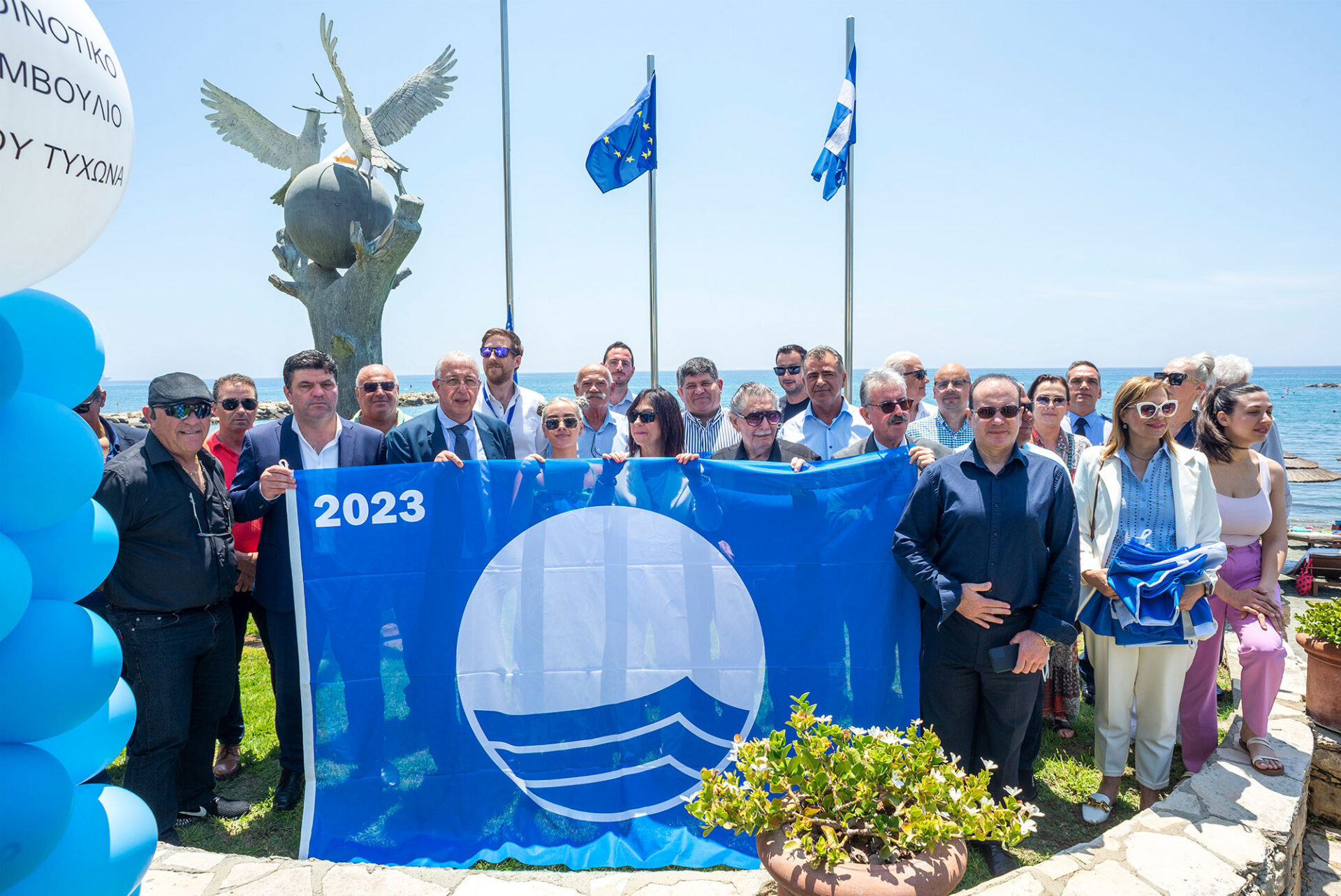 Более половины кипрских пляжей отмечены Голубым флагом