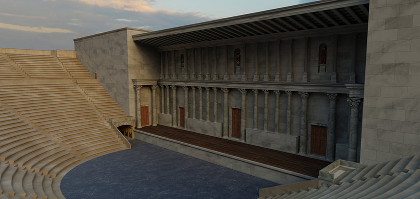 Виртуальный облик древнего театра Пафоса воссоздали в мобильном приложении | CypLIVE