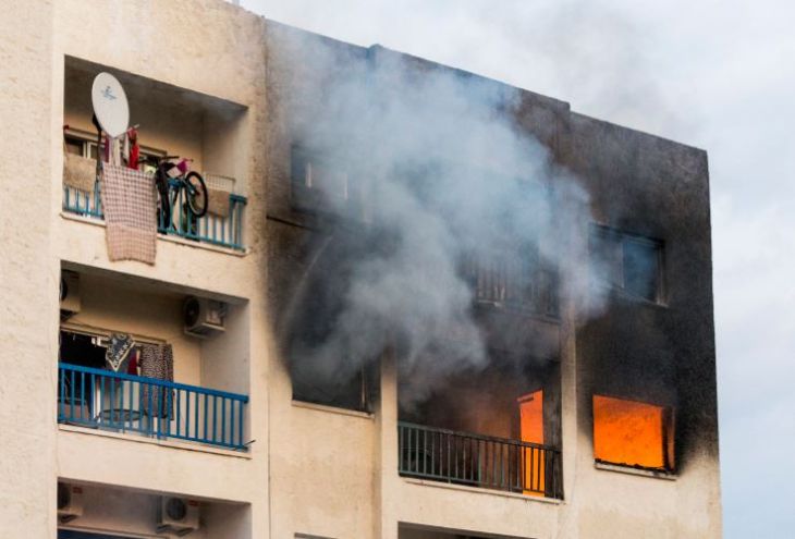 В Лимассоле полностью выгорела квартира
